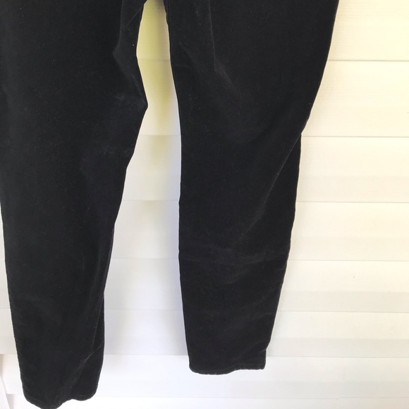 Lauren Conrad Black Velvet Skinny Pants - Picture 7 of 10